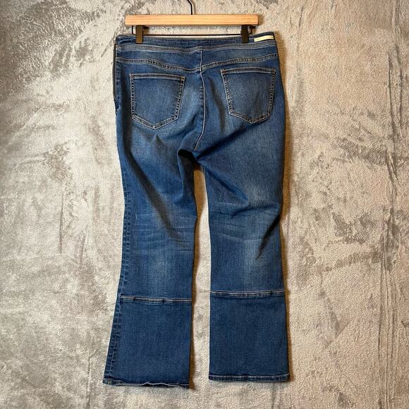 Pilcro Anthropologie Womens Denim Medium Wash Side Zip Bootcut Leg Jeans Size 31 - Picture 5 of 8